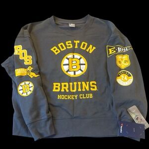 NWT Fanatics Oversized Vintage Pullover Original 6 Sweatshirt Dark Grey Size XL